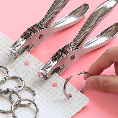 Puncher Round Single Hole Punch Student Multi-functional Hol