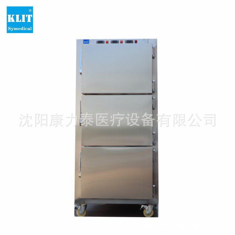 KLT-3验火葬厂存放死人体瞻藏仰柜实室校教学遗风冷三具3屉尸体冷