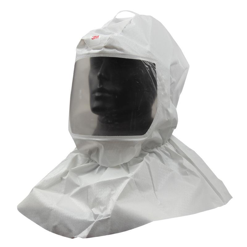 3M S-655头罩防飞溅防化学液体防粉尘可更换颈箍式单头罩S-605-10
