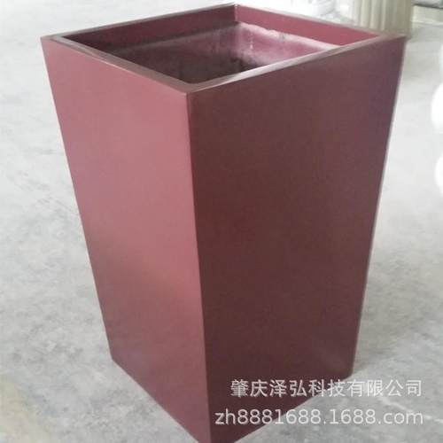 方形玻璃钢花箱园林商业街绿化街道长方形花槽花器简约花缸