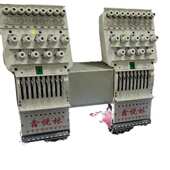 电脑刺绣机专业刺绣机工业绣花机9针20头平绣全自动电脑花样机