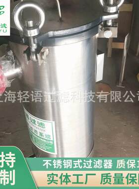 厂家SFDL-1P2S-316L-DN50高配喷四氟袋式过滤器不锈钢式过滤器