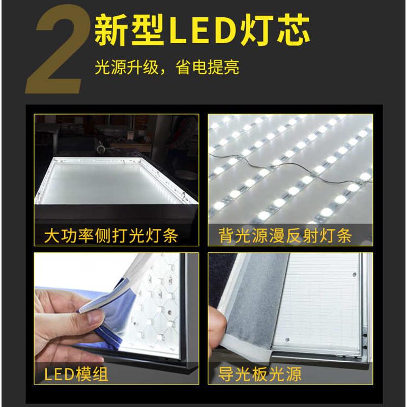 厂家热销 LED卡布灯箱 UV软膜画布 广告牌 户外广告标识非标