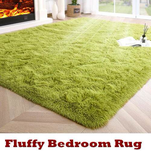 Fluffy Rug Living Room Area Thick Plush Shag Shaggy Rugs