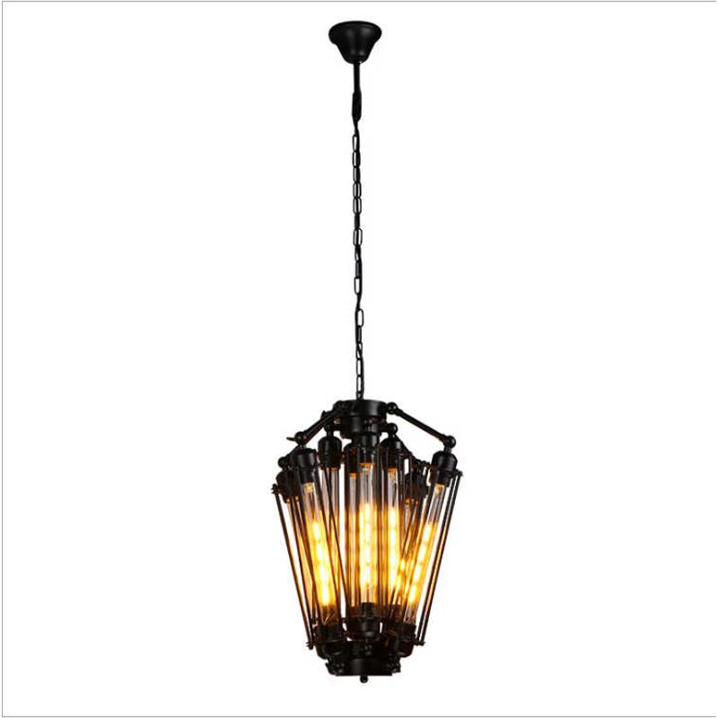 工厂销售美式乡村复古工业风创意餐厅吧台卧室铁艺恶魔岛四头吊灯