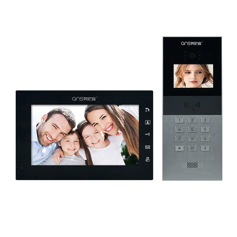 4.3寸小区人脸识别对讲系统 工程采购楼宇对讲小区单元门禁系统