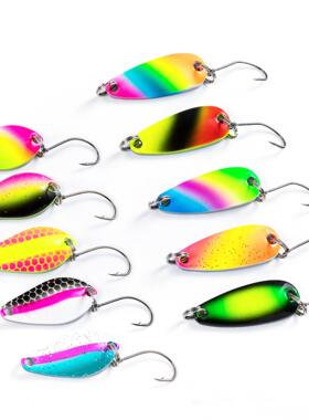 JYJ 2g 3g fishing kit jig spoon lure bait,hard metal spinner