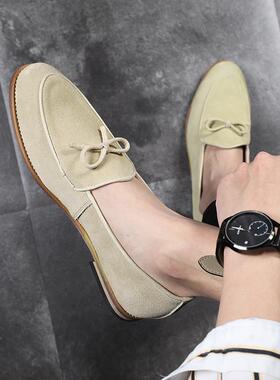 Men Summer Party Shoes Non-slip Loafers Moccasins 磨砂男皮鞋