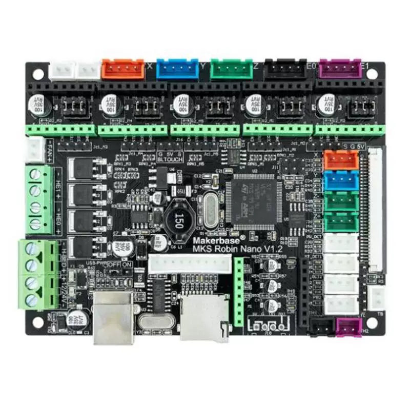 Плата управления TFT35. Материнская плата mks3d, 2 дисплея, v1 сенсорный, 32nano принтер, бит robin