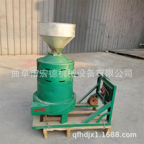 小型粮食大麦脱壳机高粱谷子电动打米机水稻脱皮碾米机