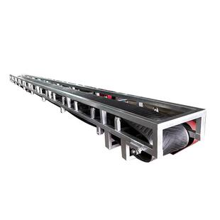 厂家直销固定式 卸车输送污泥输送带砂石输送机 沙石皮带输送机装