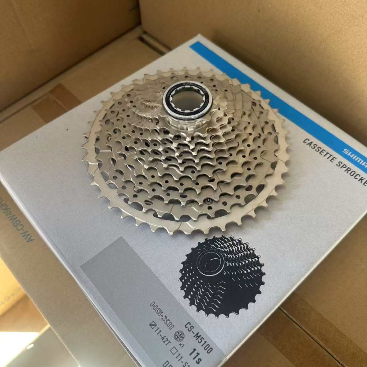 禧玛马诺盒装 DEORE CS-M5100飞轮 11速22速山地车卡式飞轮