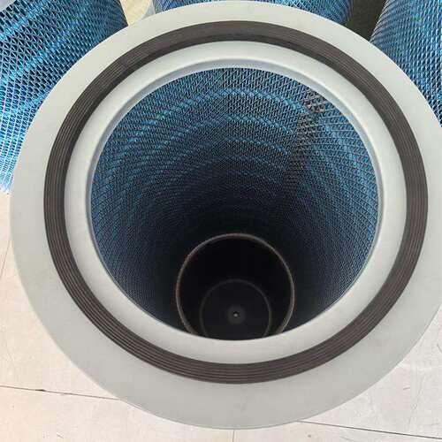 空气除尘滤芯纳米镀锌端盖机房工业设备净化滤筒阻燃除尘滤筒