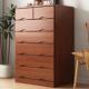 实木纳五斗柜简现代卧室抽式 01济型五约屉斗橱储物收柜子斗 经DG