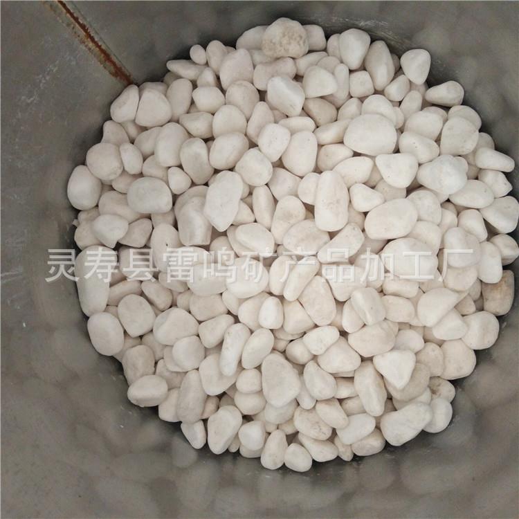 厂家小石头 白色鹅卵石 机制鹅卵石 微景观装饰用小石子