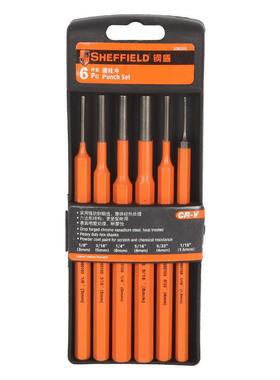 SFTVGHEFIELD/钢盾S0800圆03套6件套圆柱冲圆锥组合装柱凿子