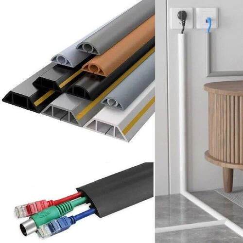 Anti-extrusion Floor Cord Cover Trapezoid Durable Extension
