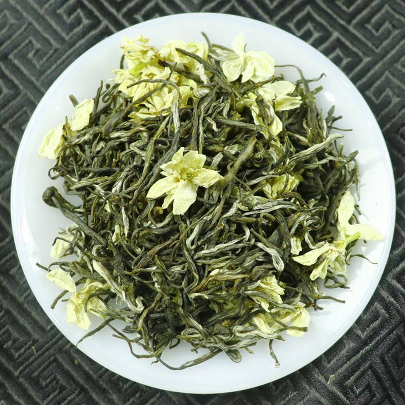 茉莉毛尖雪芽飘雪花茶2025新茶四川雅安蒙顶山特级浓香型散装茶叶