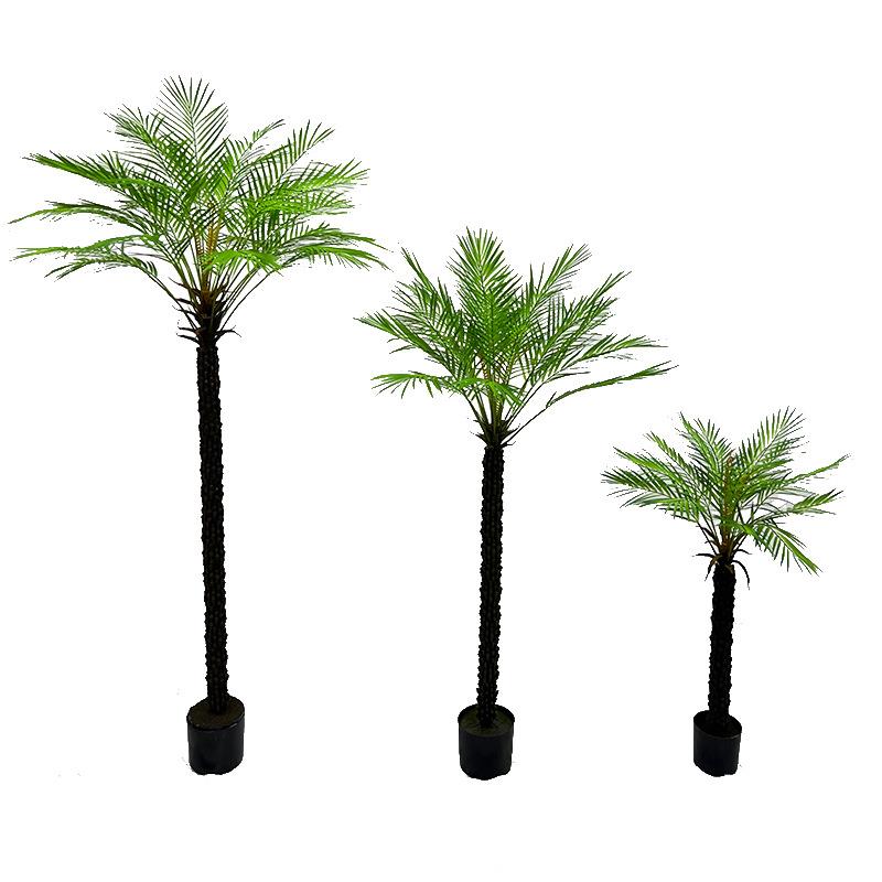 大型仿真绿植散尾葵盆栽仿生植物假树贵妃葵仿真树室内造景装饰