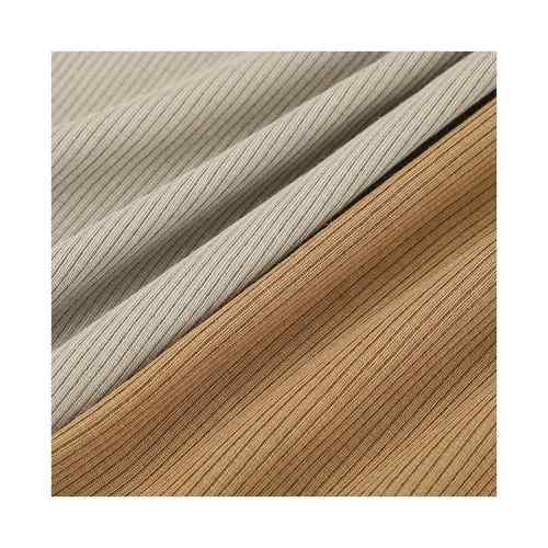 现货2*2金品羊绒罗纹面料腈纶人棉弹力秋冬保暖打底2*2罗纹布