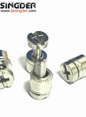 PFHV-M3/M3.5/M4/632/440-0-1 松不脱螺钉 机柜面板组合手拧螺丝