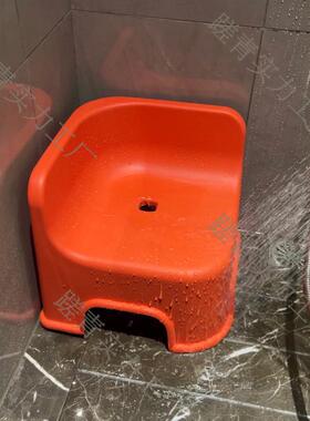 浴室板矮凳子洗URK家澡凳儿童椅子用小凳凳靠背