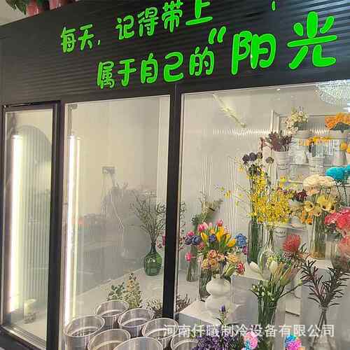 鲜花玻璃库全套设VRN备冷店专用玻璃花房鲜花冷藏保鲜柜风花展示