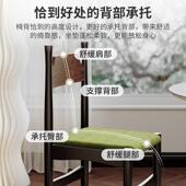 法式 复冲古椅餐桌椅冠椅中古实18木凳子有椅靠背餐家用子舒服久坐