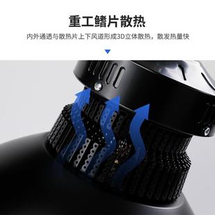 新款L鳍片工矿灯超亮E厂SZX房D间车库仓库天棚车灯工业吊灯半球灯