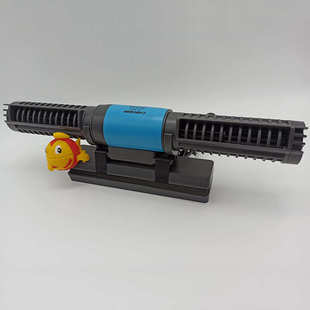 创宁鱼缸造浪泵小型冲浪泵鱼池潜水打浪器吹鱼粪DC横流造浪泵