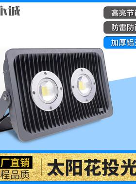 LED投光灯隧道仓库投光灯工地照明防爆灯50W100W300WLED泛光灯