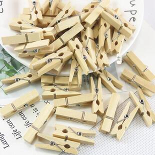 50 pcs Natural Wooden Pegs Clothes Pins Free Shipping