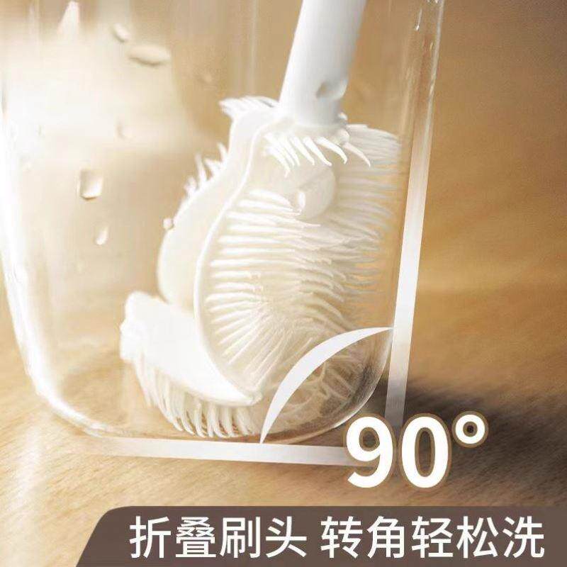 简直是洁癖党的福音!它的长柄设计让你轻松刷到杯底,完全不费力