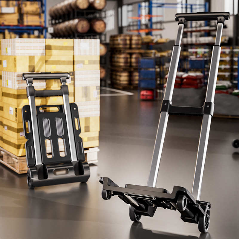 家用折叠小推车取快递超市购物买菜拖车便携拉货搬运拉杆车多功能