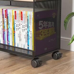 办公室置物架可移动桌下文件收纳柜桌面文件架子落地放书包小推车