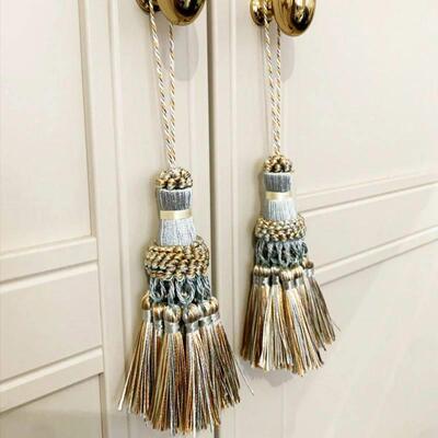 1Pc Tassels Hanging Decoration Crafts Silk Fringe Tassel Key