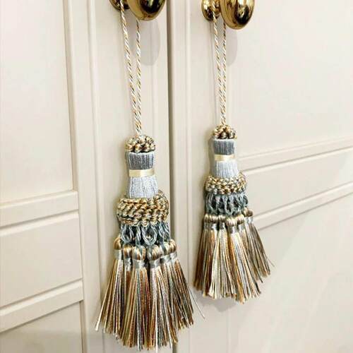 1Pc Tassels Hanging Decoration Crafts Silk Fringe Tassel Key