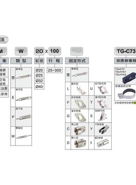CHANTO长拓气压缸ACM ACC ACE ACP ACME ACMP ACCE ACCP迷你气缸