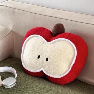 果抱枕装 饰摆 可爱苹 集璟卡通飘窗榻榻米靠垫沙发客厅多巴胺软装