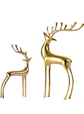 视纯铜电柜酒DS0198柜轻鹿奢摆件北欧乔迁新居礼品新结婚客厅居装