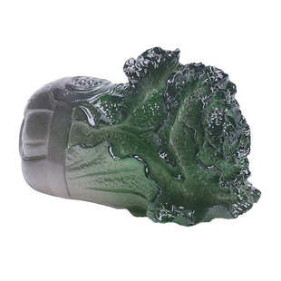 变色白菜茶宠摆件精品可养创意个性 百财茶玩茶具茶道配件创意摆件