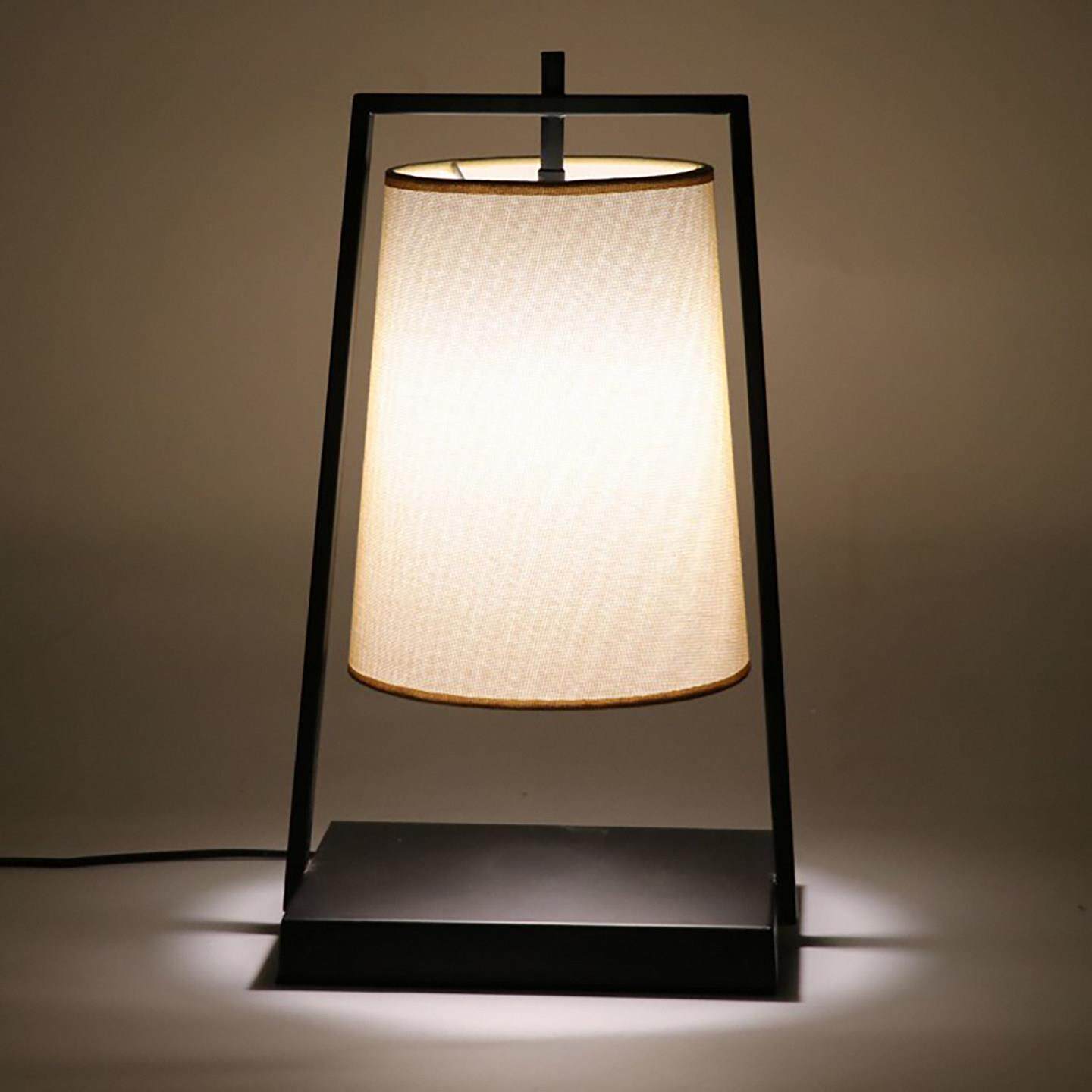 宋式美学台灯床头灯新中式客厅气氛灯书房茶室卧室布艺装饰台灯