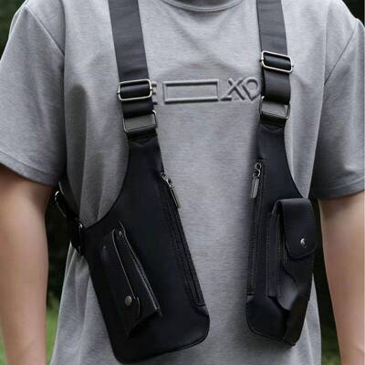 anti theft hidden Men Strap Underarm Satchel Multifunctional