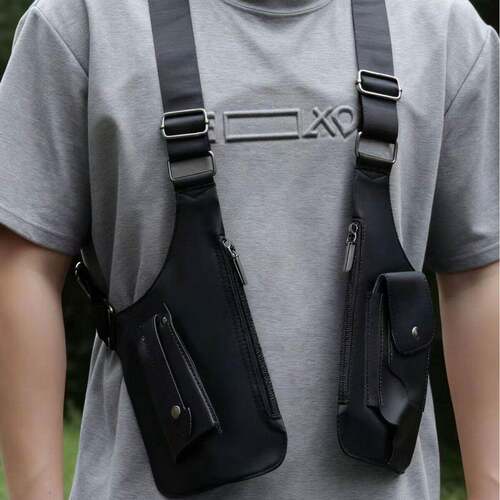 anti theft hidden Men Strap Underarm Satchel Multifunctional