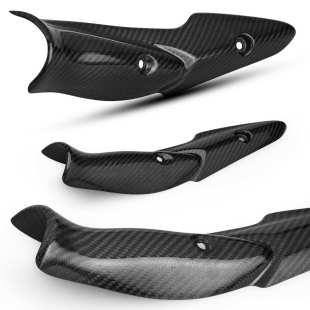 摩托车Z900排气管防烫盖组合碳纤维隔热板保护壳隔热罩护板耐高温