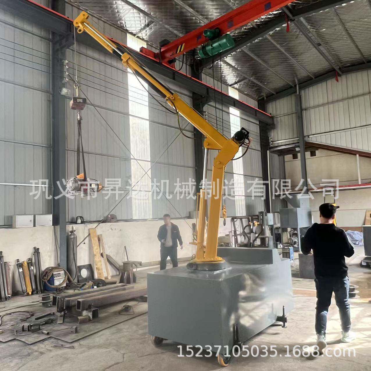 移动式小型吊车发动机吊架引擎小吊机液压起重机可充电汽修折叠吊