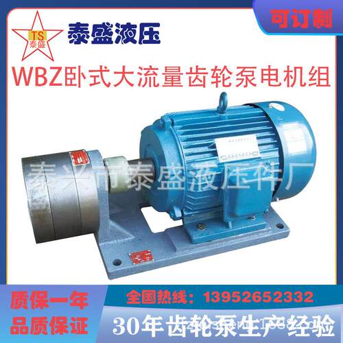 WBZ-160TXLB-250CB-B200B350B400低噪音大流量齿轮泵电机组