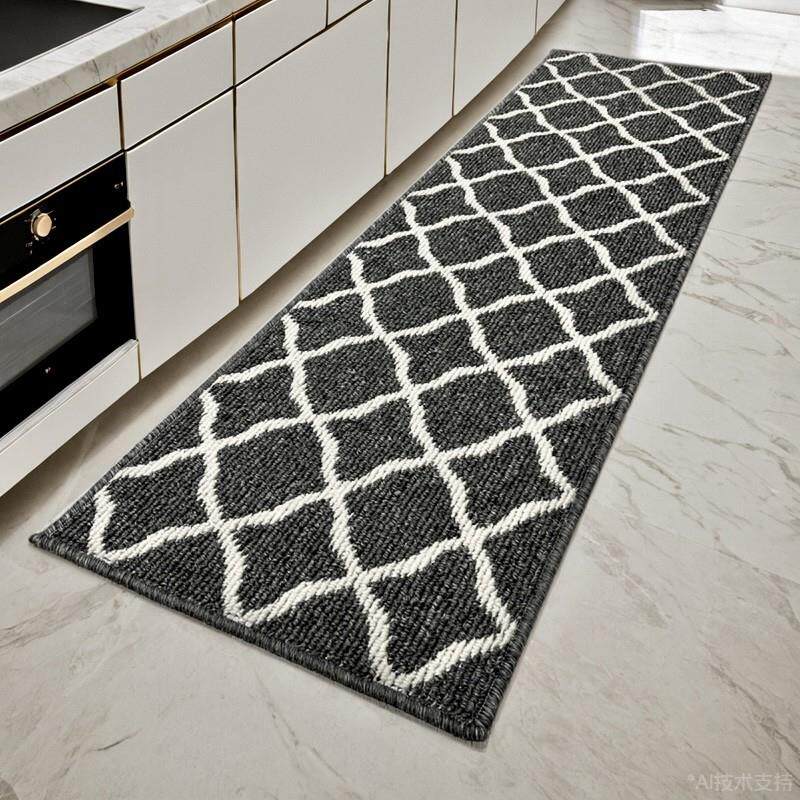 沙菲尔厨房地垫地毯丙纶纱线机织可机洗TPR防滑底部吸油防水水洗