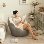 懒人沙发lh 1发可睡可躺卧室沙小沙发单人躺椅榻榻米豆袋椅网懒红