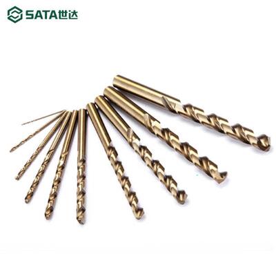 世达52806/52810/52819工具麻花钻套装含钴6件10件19件钻头组套
